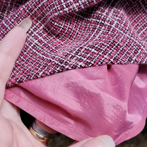 Pink tweed skirt - Picture 2 of 4